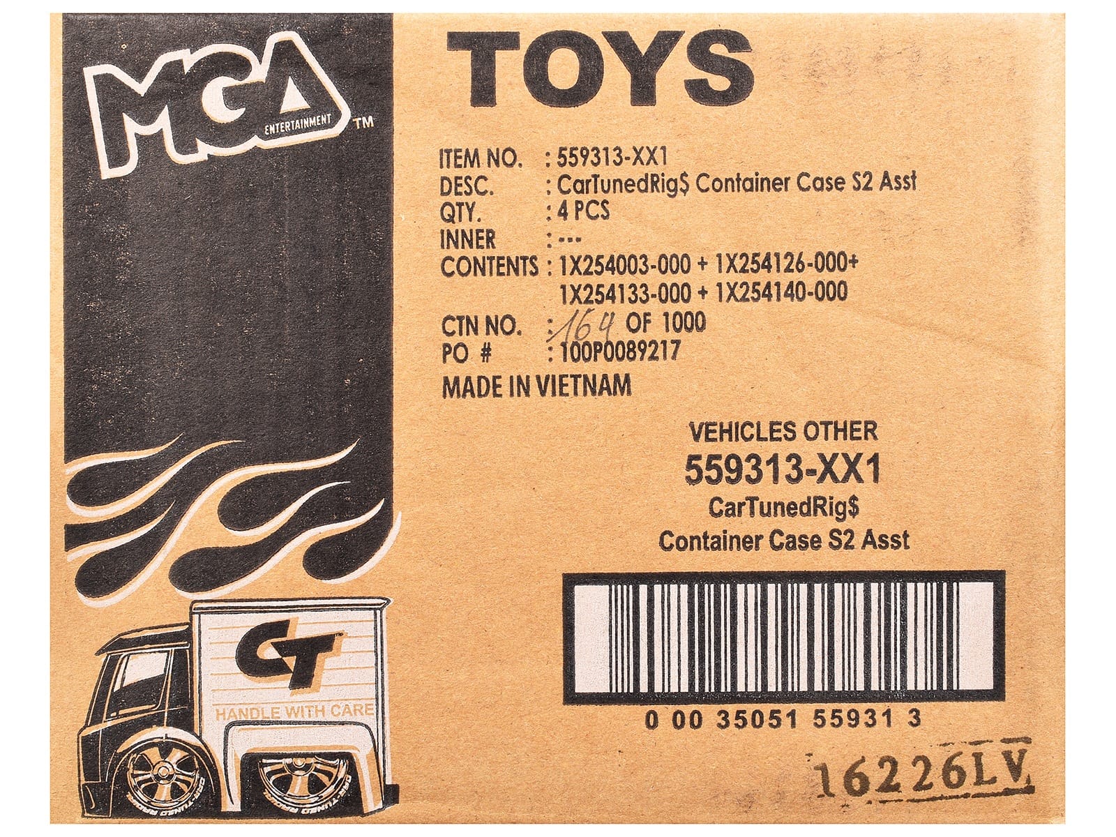 "Rigs" Container Case Series 2 Set of 4 Pieces Diecast Model Cars by CarTuned - Image 4