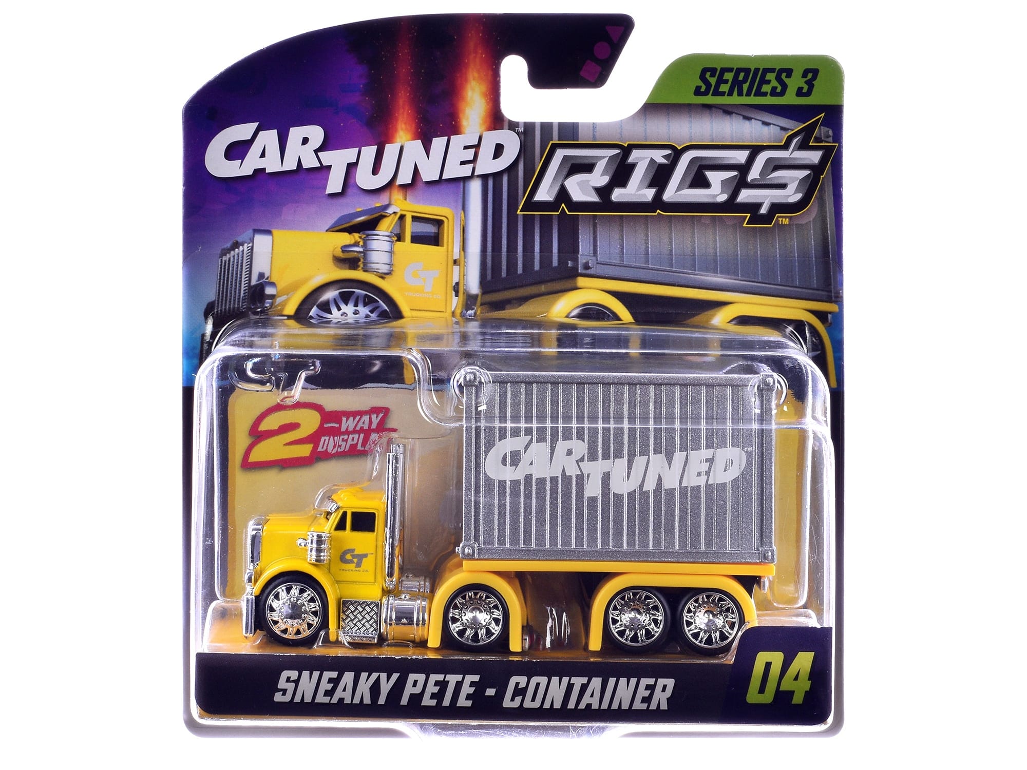 "Rigs" Container Case Series 3 Set of 4 Pieces Diecast Model Cars by CarTuned - Image 3
