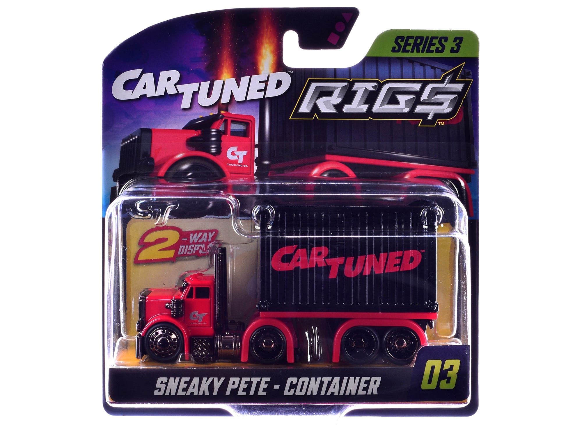 "Rigs" Container Case Series 3 Set of 4 Pieces Diecast Model Cars by CarTuned - Image 4