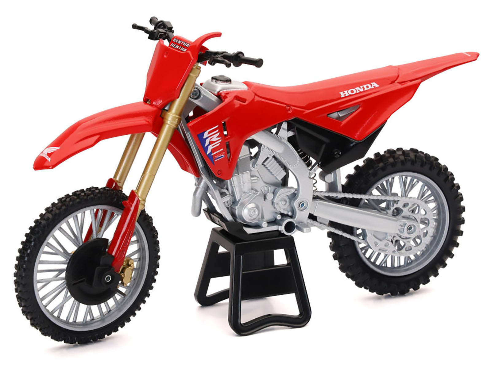 Honda CRF450R Motorcycle Red with Black Accents 1/12 Diecast Model by New Ray - Image 2
