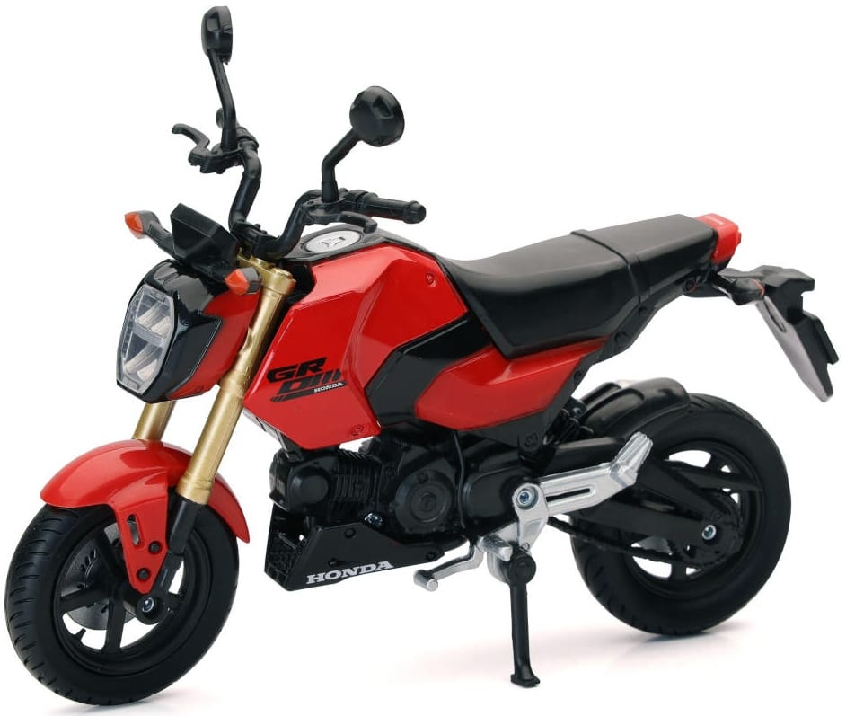 Honda GROM Motorcycle Red 1/12 Diecast Model by New Ray - Image 2