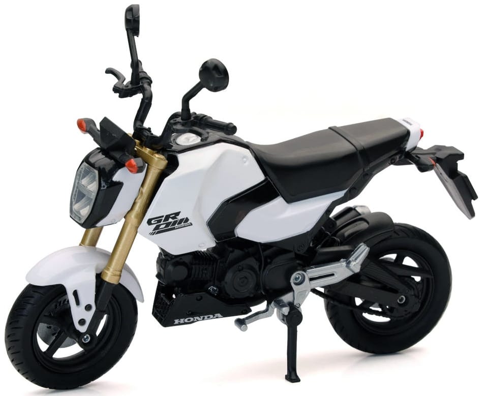 Honda GROM Motorcycle White 1/12 Diecast Model by New Ray - Image 2