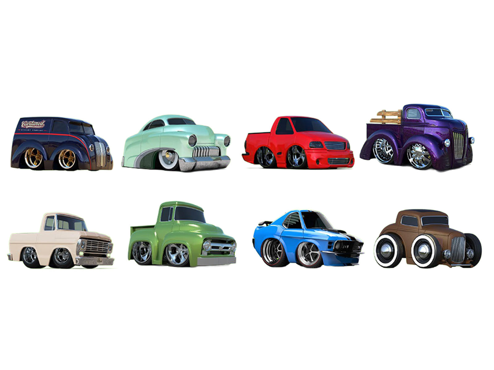 "Mainline" 2026 Series 10 Set of 8 Pieces Diecast Model Cars by CarTuned - Image 2