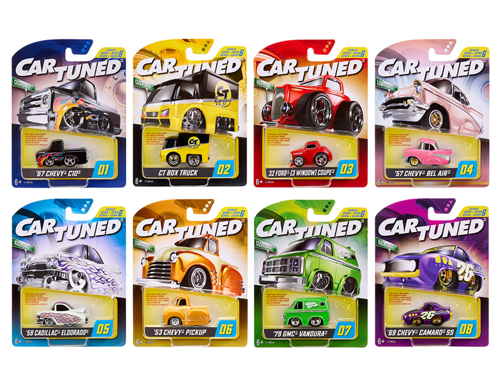 Hobby/Alt 2026 Series 6 Set of 8 Pieces Diecast Model Cars by CarTuned
