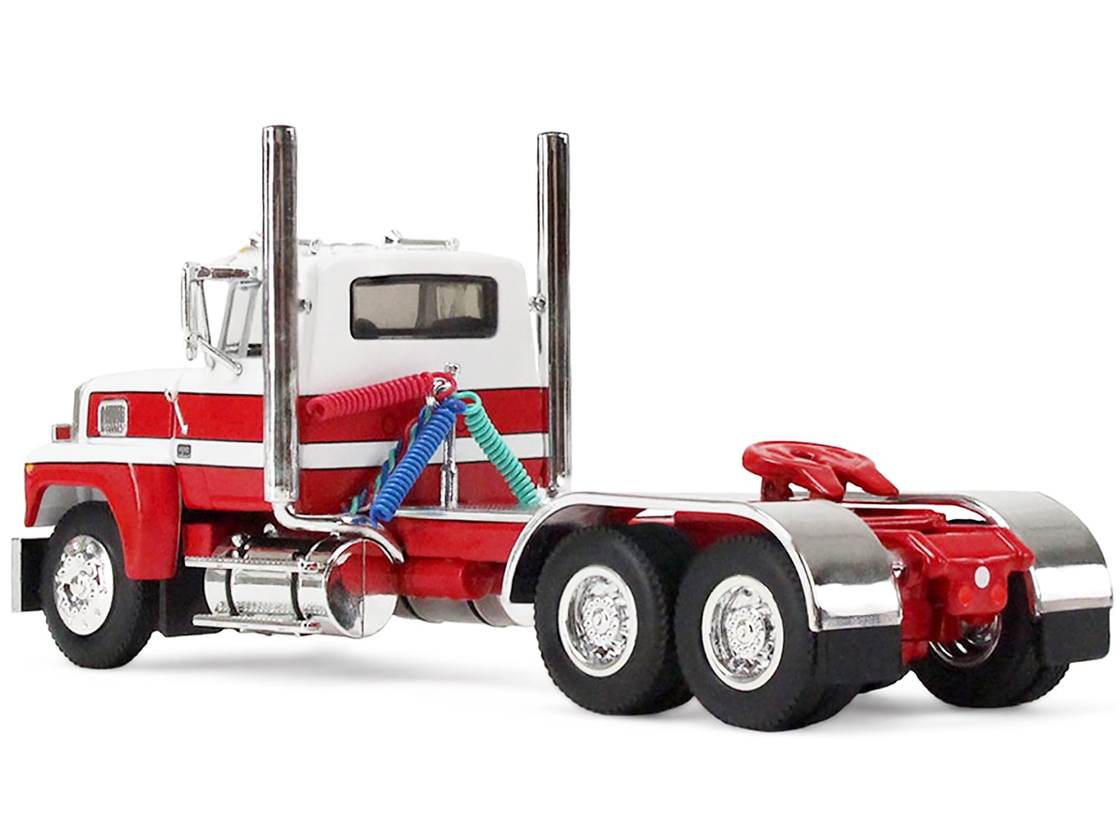 Ford LTL 9000 Trio Set (Two Day Cabs and One 60" Flat Top Sleeper) 1/64 Diecast Model by DCP/First Gear - Image 3