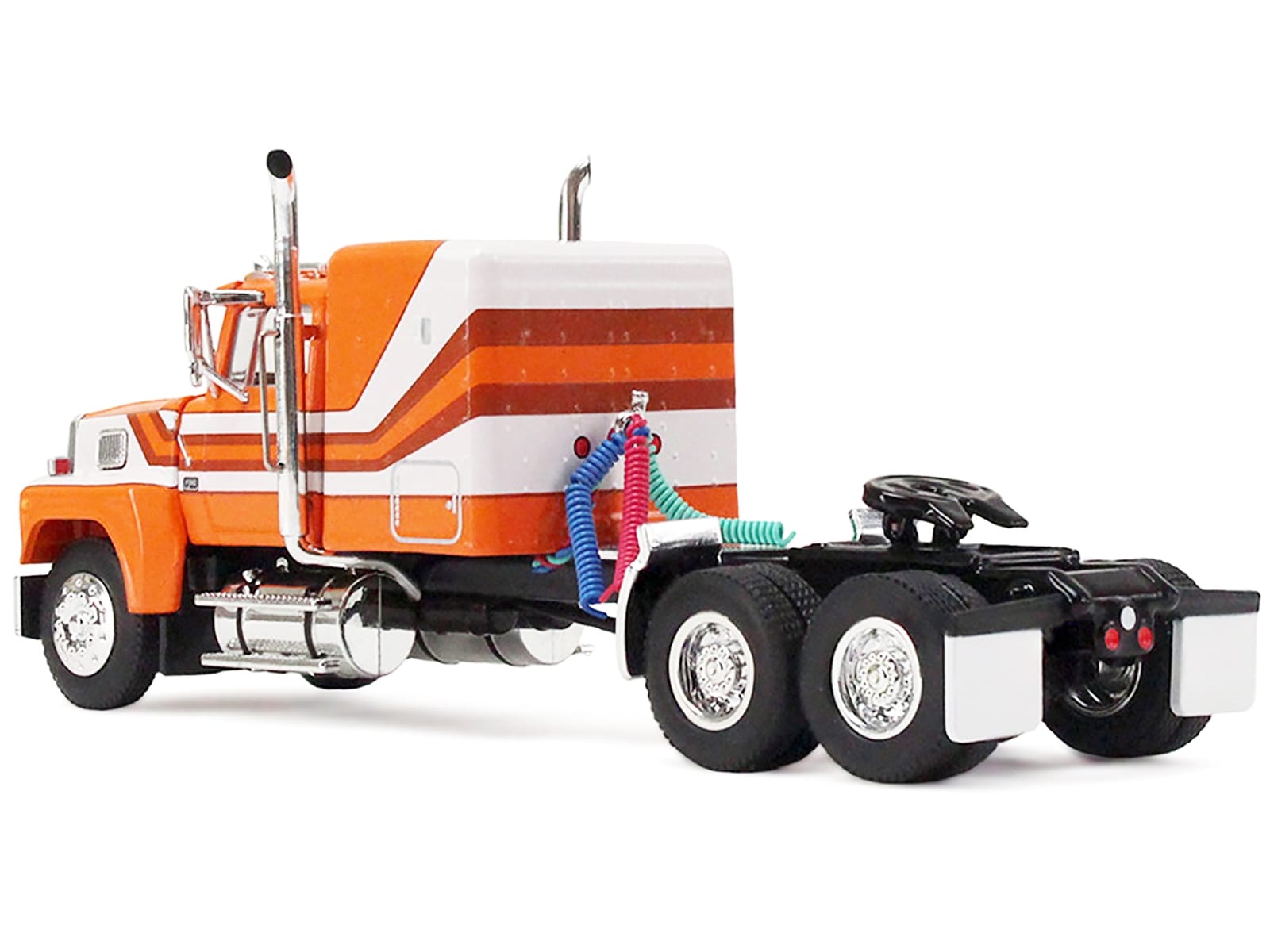 Ford LTL 9000 Trio Set (Two Day Cabs and One 60" Flat Top Sleeper) 1/64 Diecast Model by DCP/First Gear - Image 4
