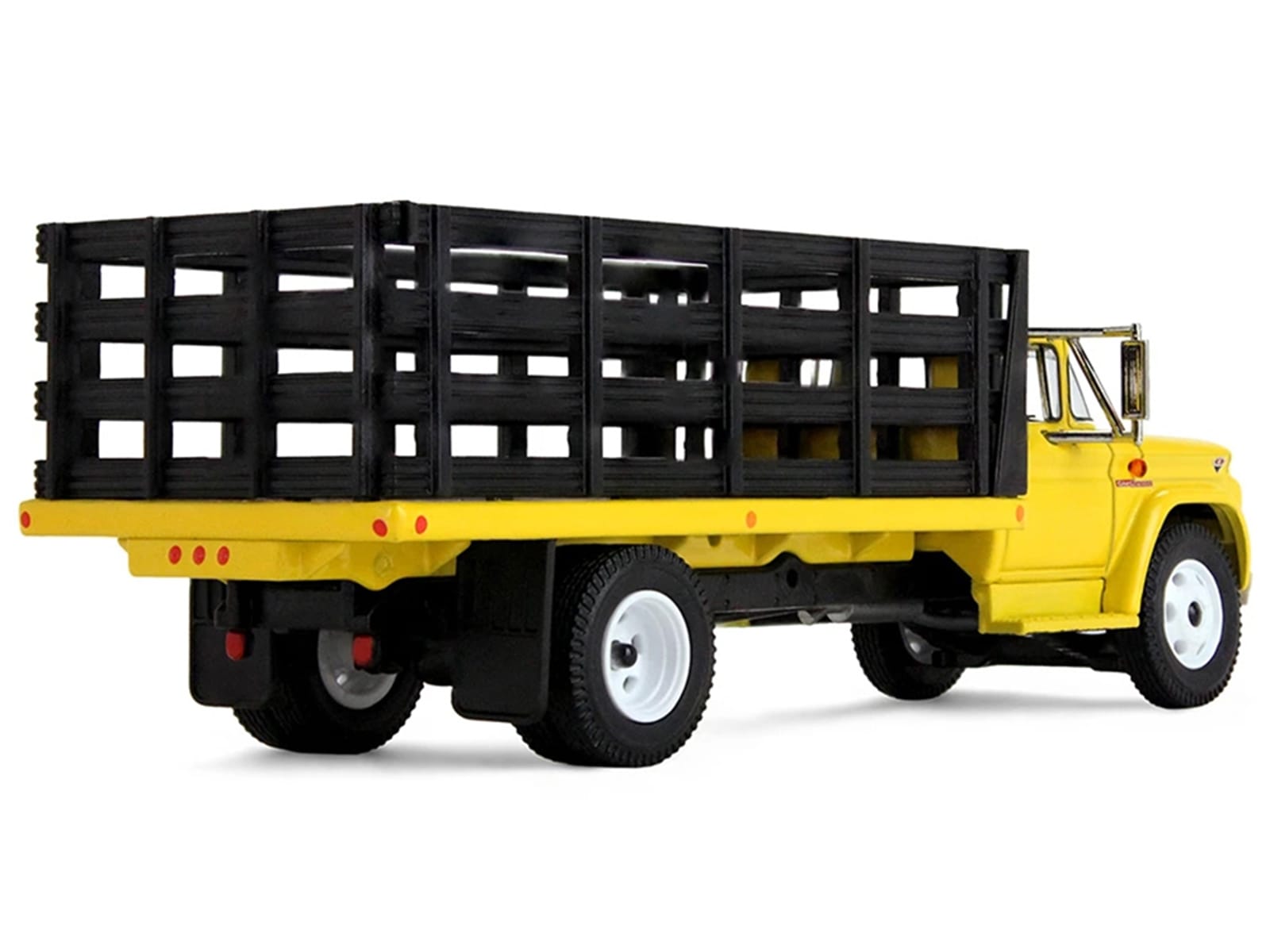 GMC 4000 Stake Truck Bright Yellow 1/64 Diecast Model by DCP/First Gear - Image 4
