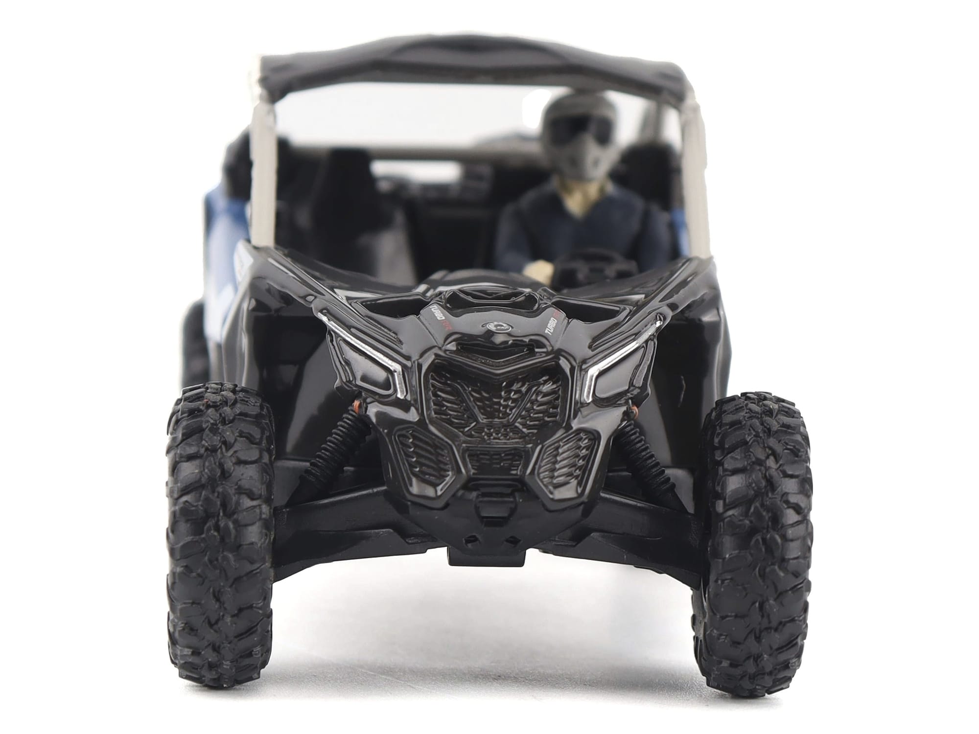 Can-Am Maverick X3 X RS Turbo RR Intense Blue and Chalk Gray with Driver Figure 1/32 Diecast Model by BRP Models - Image 3