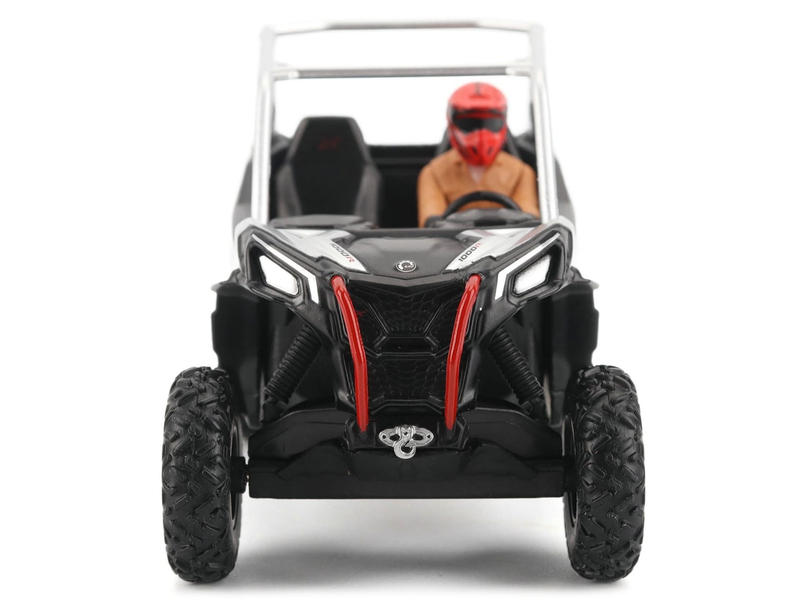 Can-Am Maverick Sport XXC 1000R Silver Metallic and Black with Driver Figure 1/32 Diecast Model by BRP Models - Image 5