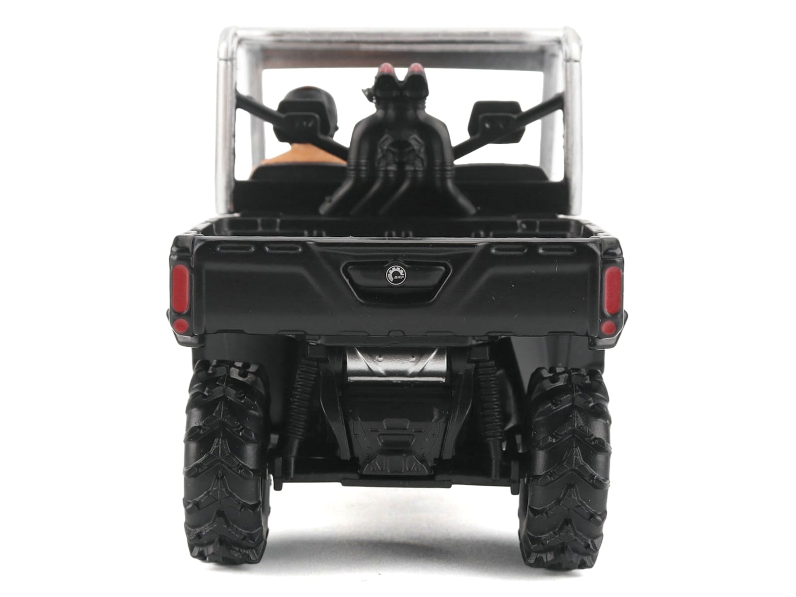 Can-Am Defender XMR Silver Metallic and Black with Driver Figure 1/32 Diecast Model by BRP Models - Image 4