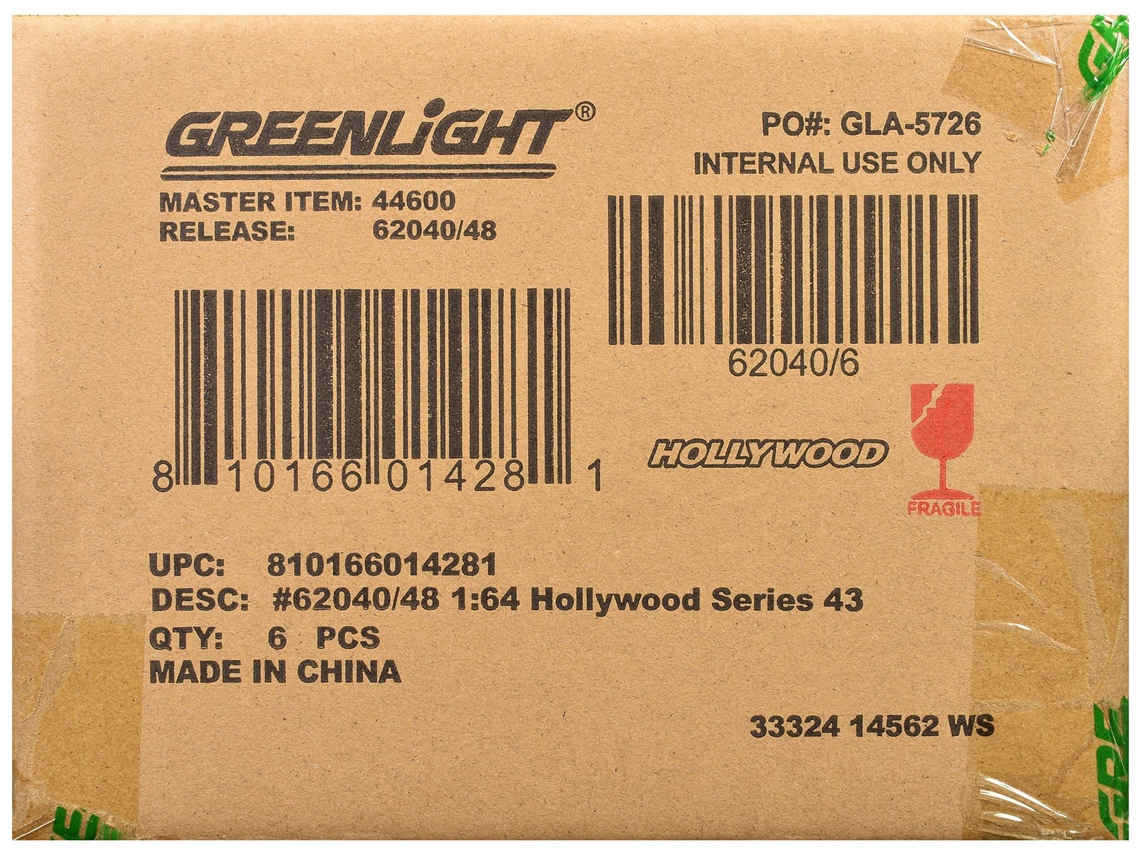 "Hollywood Series" Set of 6 pieces Release 43 1/64 Diecast Model Cars by Greenlight - Image 2