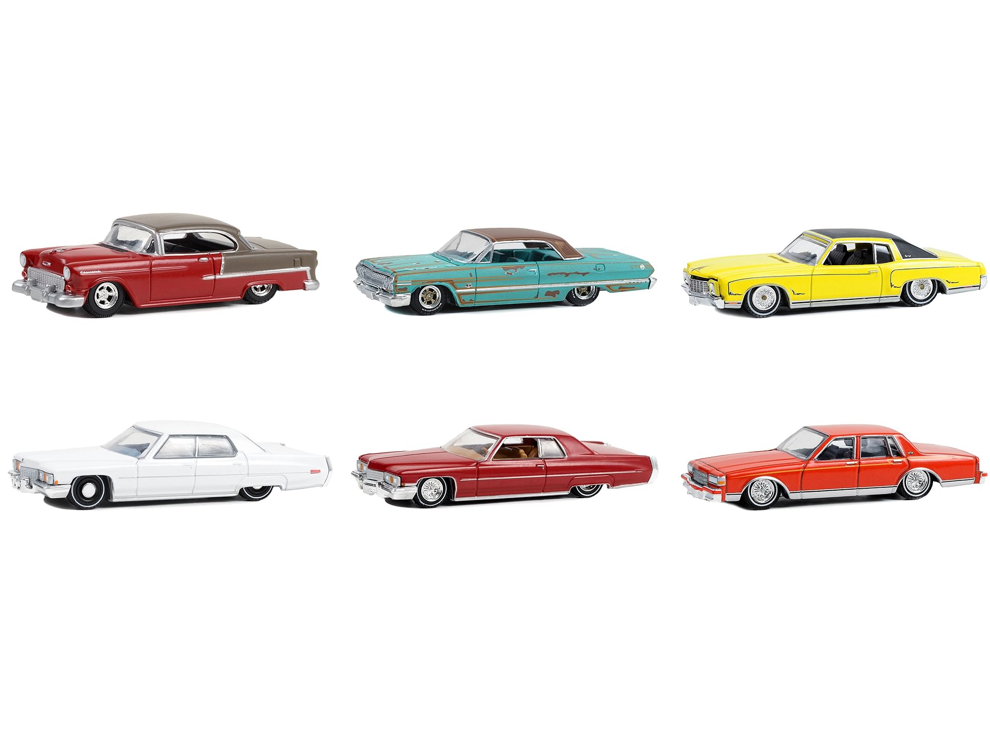 “California Lowriders” Set of 6 pieces Series 3 1/64 Diecast Model Cars by Greenlight