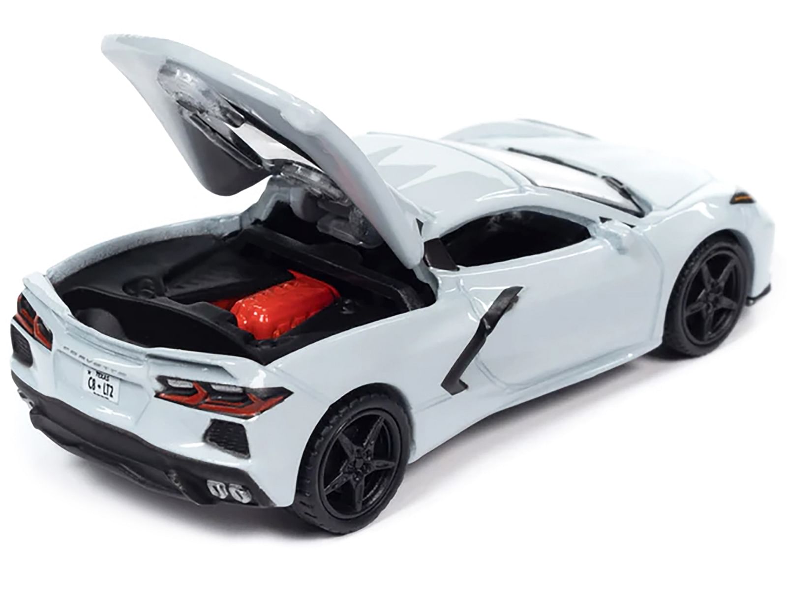 2022 Chevrolet Corvette Ceramic Matrix Gray “Sports Cars” Limited Edition 1/64 Diecast Model Car by Auto World