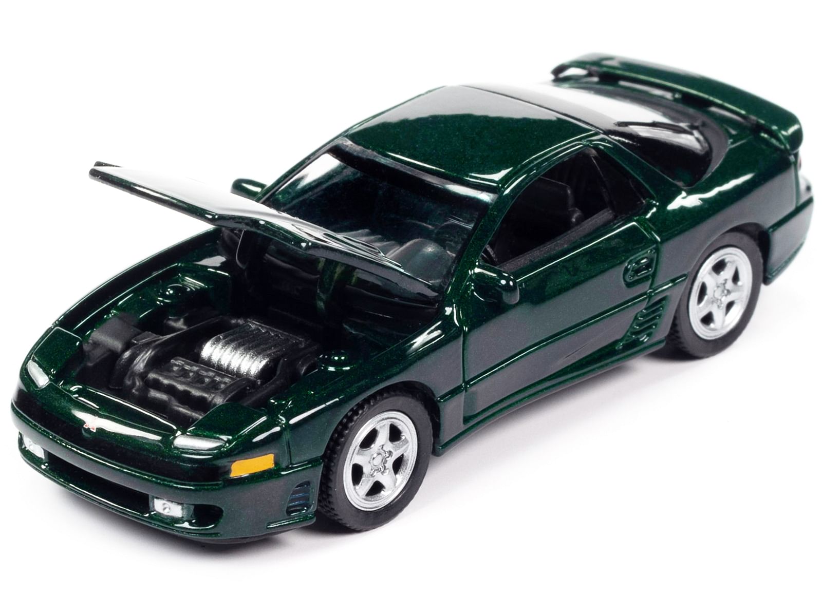 1992 Mitsubishi 3000GT VR-4 Panama Green Metallic “Import Legends” Limited Edition 1/64 Diecast Model Car by Auto World