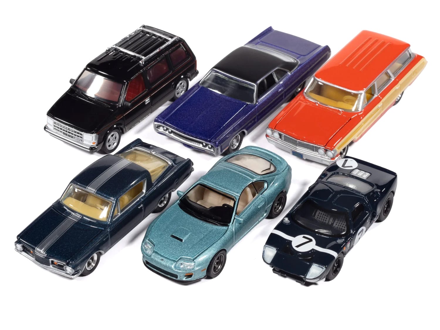 Auto World Premium 2025 Release 3 Set B of 6 pieces 1/64 Diecast Model Cars by Auto World - Image 2