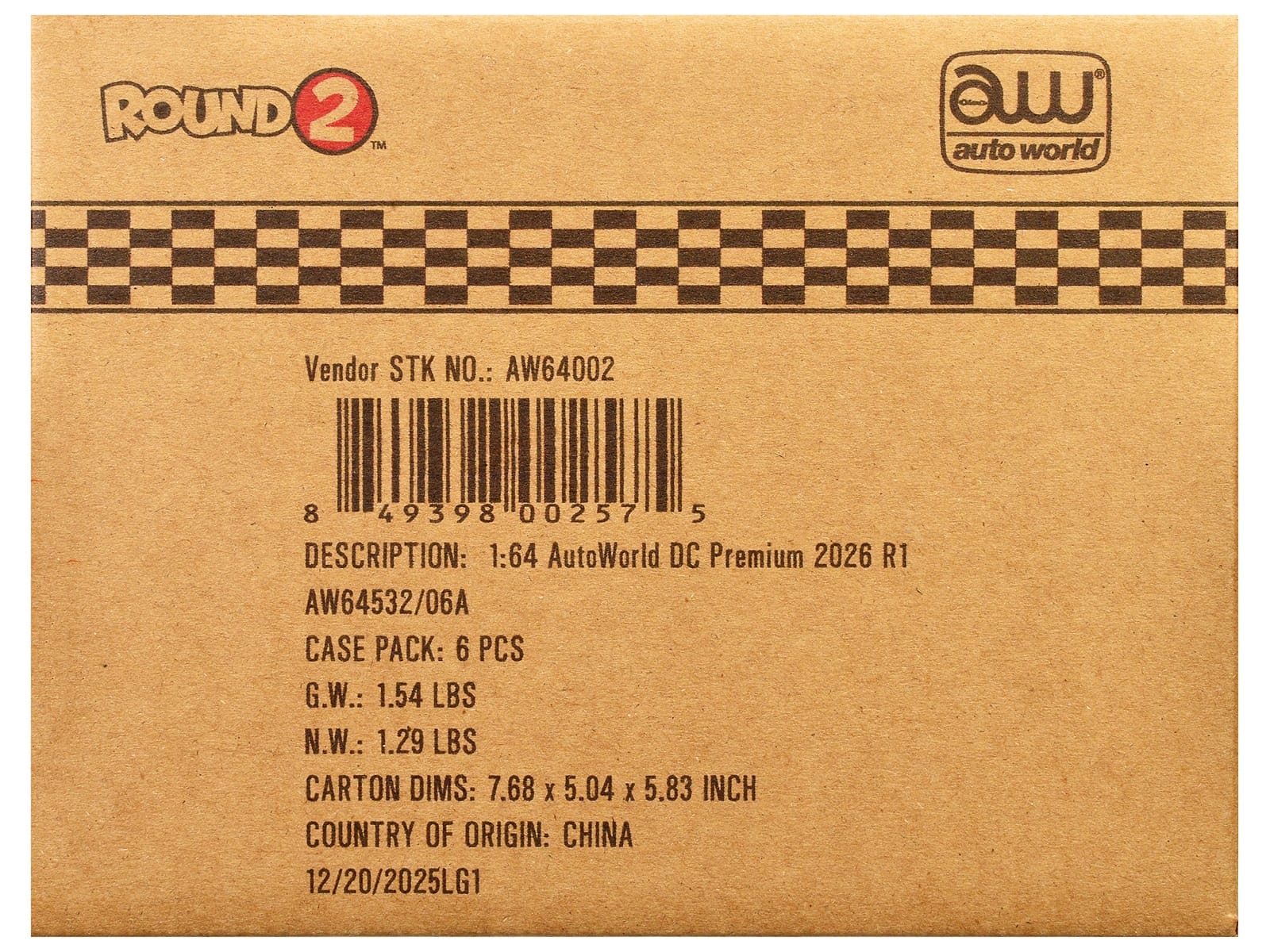 Auto World Premium 2026 Release 1 Set A of 6 pieces 1/64 Diecast Model Cars by Auto World - Image 3