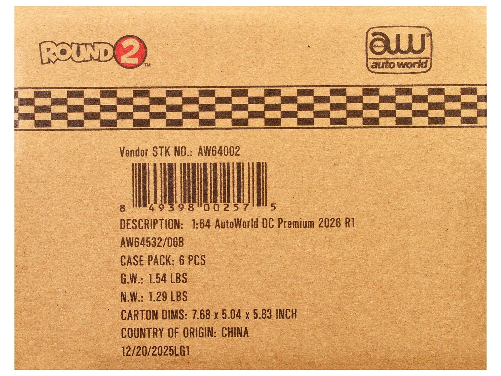 Auto World Premium 2026 Release 1 Set B of 6 pieces 1/64 Diecast Model Cars by Auto World - Image 3