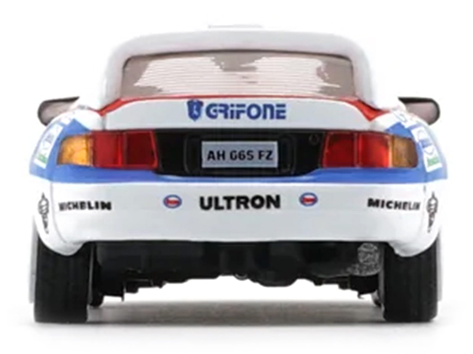Toyota Celica GT-Four #21 Gilberto Pianezzola - Loris Roggia "Rallye Sanremo - Rallye d'Italia" (1996) with Extra Wheels 1/64 Diecast Model Car by BM Creations - Image 4