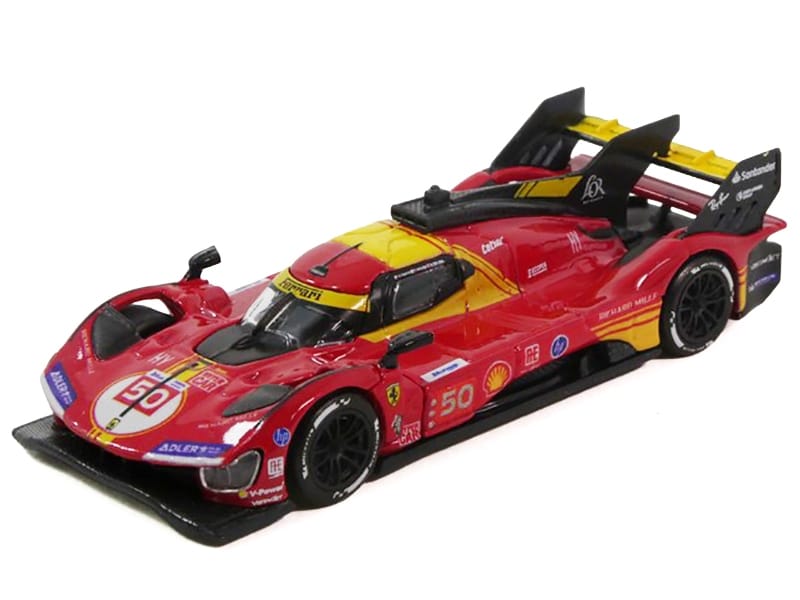 Ferrari 499P #50 Antonio Fuoco - Miguel Molina - Nicklas Nielsen "Ferrari AF Corse" Winner "24 Hours of Le Mans" (2024) 1/64 Diecast Model Car by Polistil - Image 2