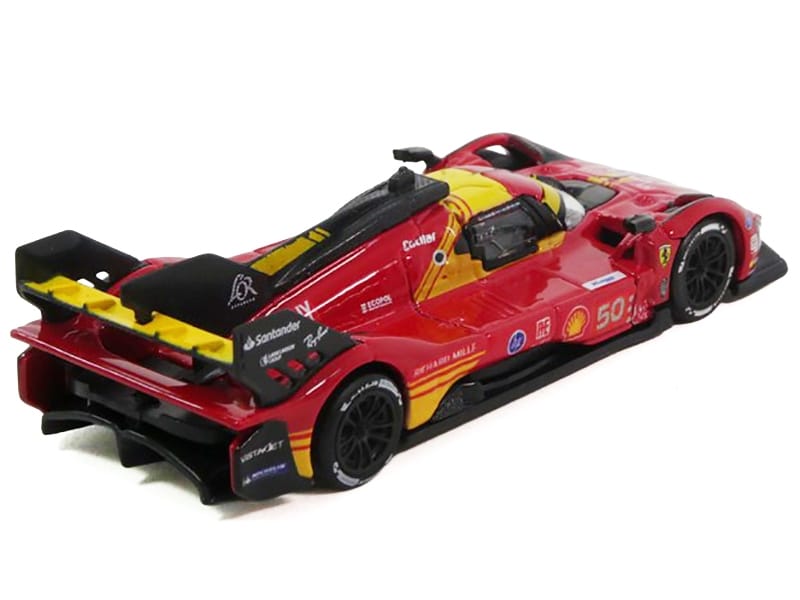 Ferrari 499P #50 Antonio Fuoco - Miguel Molina - Nicklas Nielsen "Ferrari AF Corse" Winner "24 Hours of Le Mans" (2024) 1/64 Diecast Model Car by Polistil - Image 3