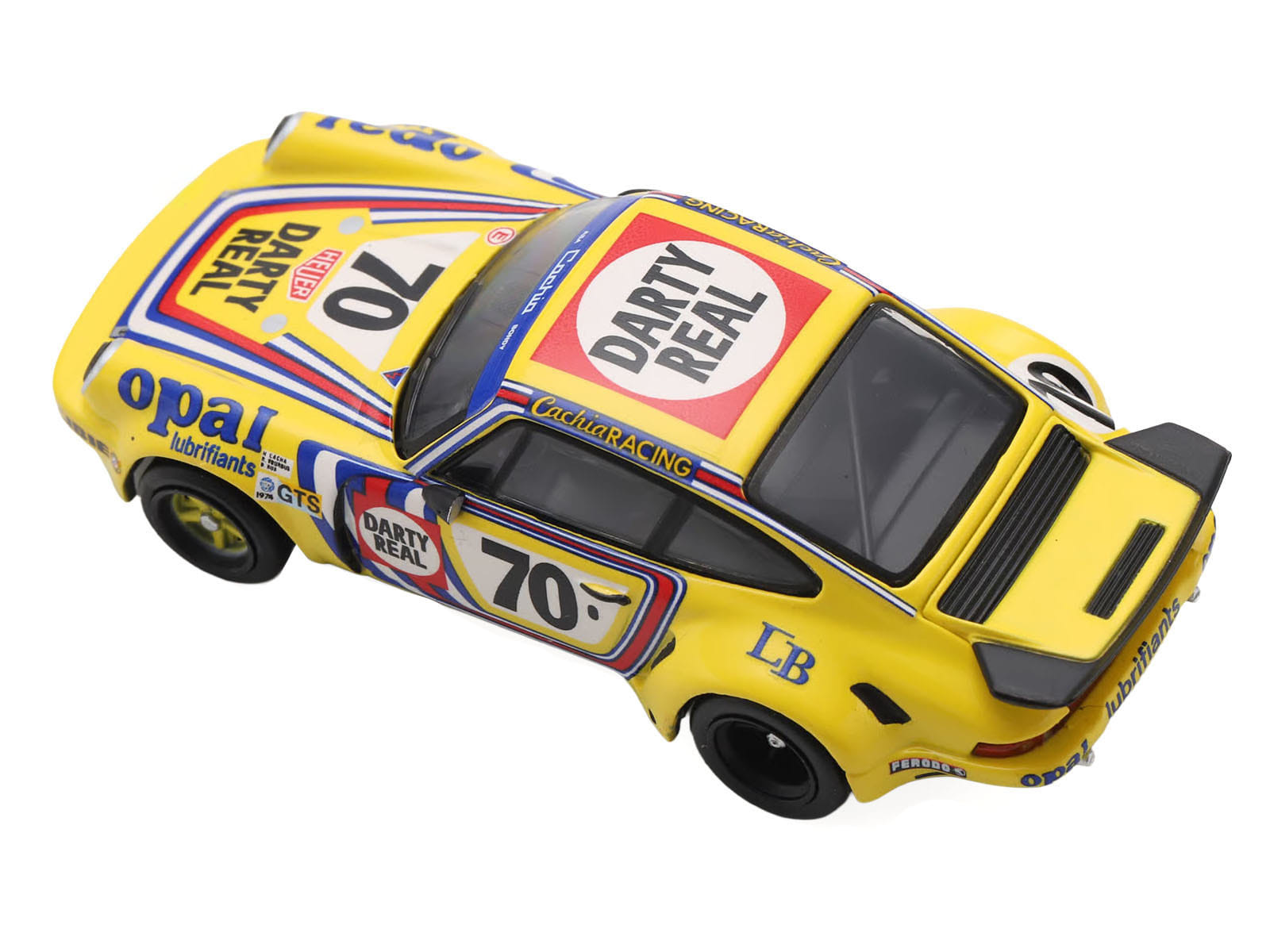Porsche 911 Carrera RSR 3.0 #70 Henri Cachia - Raymound Touroul - Dennis Rua "ASA Cachia-Bondy" "24 Hours of Le Mans" (1974) 1/64 Model Car by Spark - Image 5