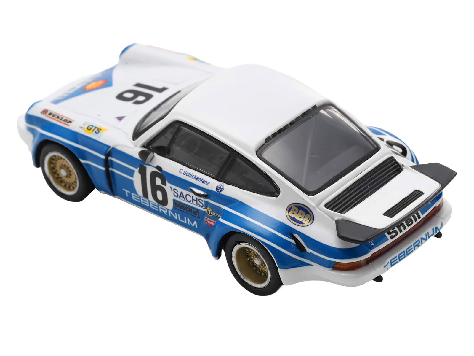 Porsche 911 Carrera RSR 3.0 #16 Clemens Schickentanz - Hartwig Bertrams "Joest Racing - Tebernum Racing" "24 Hours of Le Mans" (1975) 1/64 Model Car by Spark - Image 5