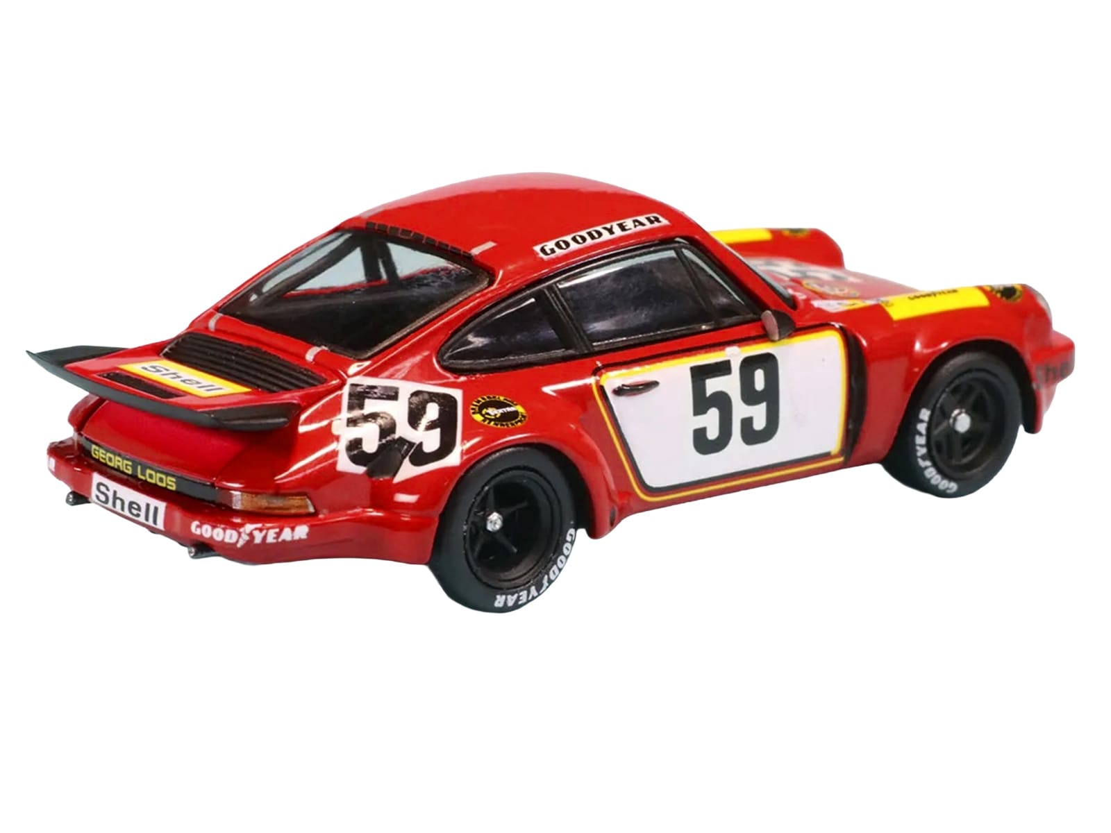 Porsche 911 Carrera RSR #59 Tim Schenken - Howden Ganley "Gelo Racing Team" "24 Hours of Le Mans" (1975) 1/64 Model Car by Spark - Image 4