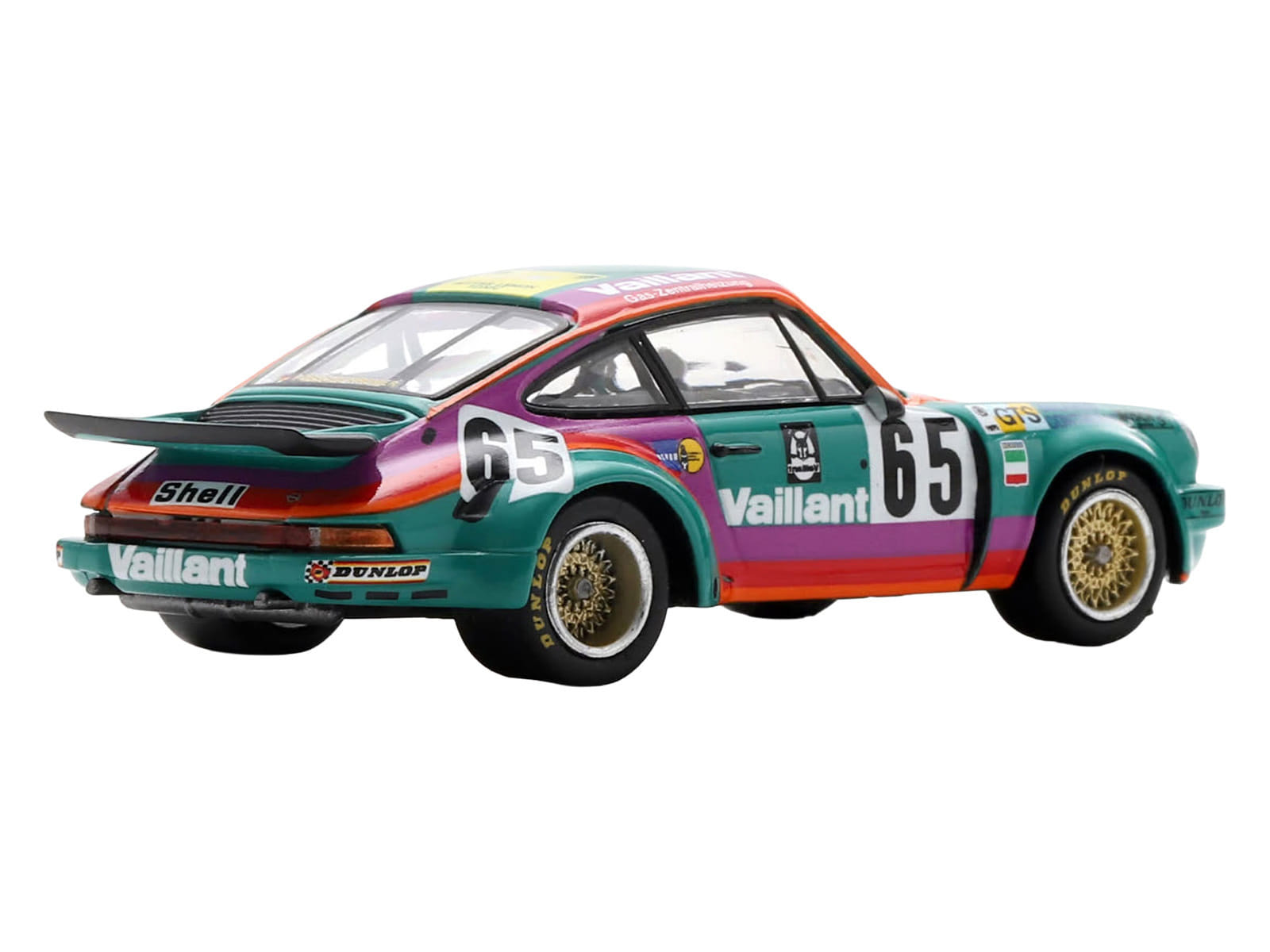 Porsche 911 Carrera RSR #65 Juan Carlos Bolanos - Andres Contreras - Billy Sprowls "Porsche Kremer Racing Team" "24 Hours of Le Mans" (1975) 1/64 Model Car by Spark - Image 4