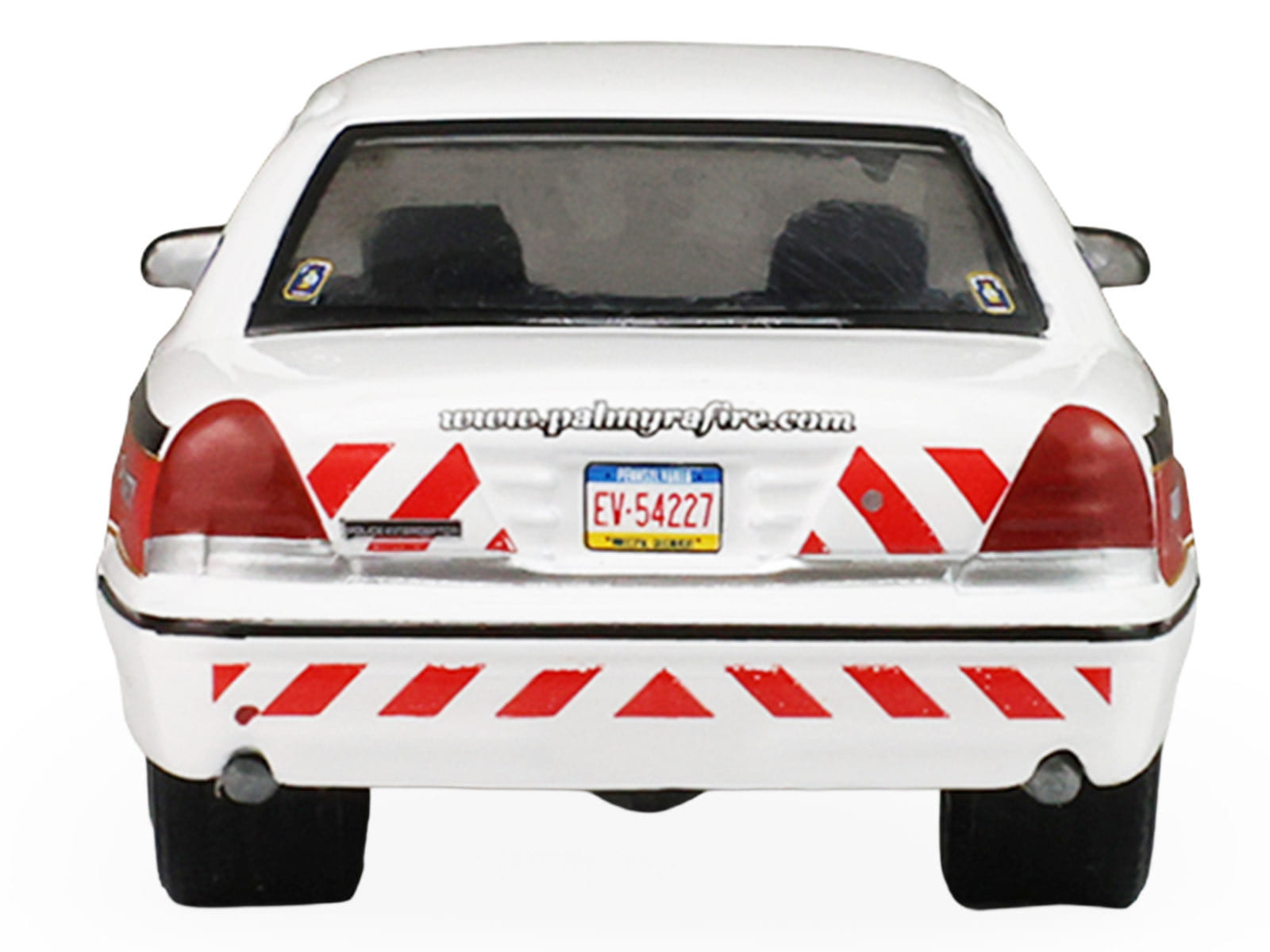 2011 Ford Crown Victoria "Palmyra Pennsylvania Citizen's Fire Company" White with Graphics "Fire & Rescue" Series #5 1/64 Diecast Model Car by Greenlight - Image 5
