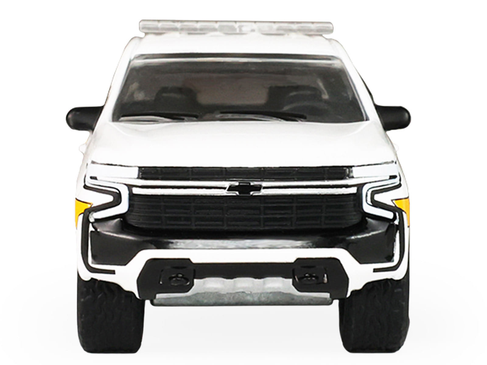 2024 Chevrolet Tahoe "Montgomery County Maryland Fire & Rescue Bethesda-Chevy Chase Rescue Squad" White with Yellow Stripes "Fire & Rescue" Series #5 1/64 Diecast Model Car by Greenlight - Image 4