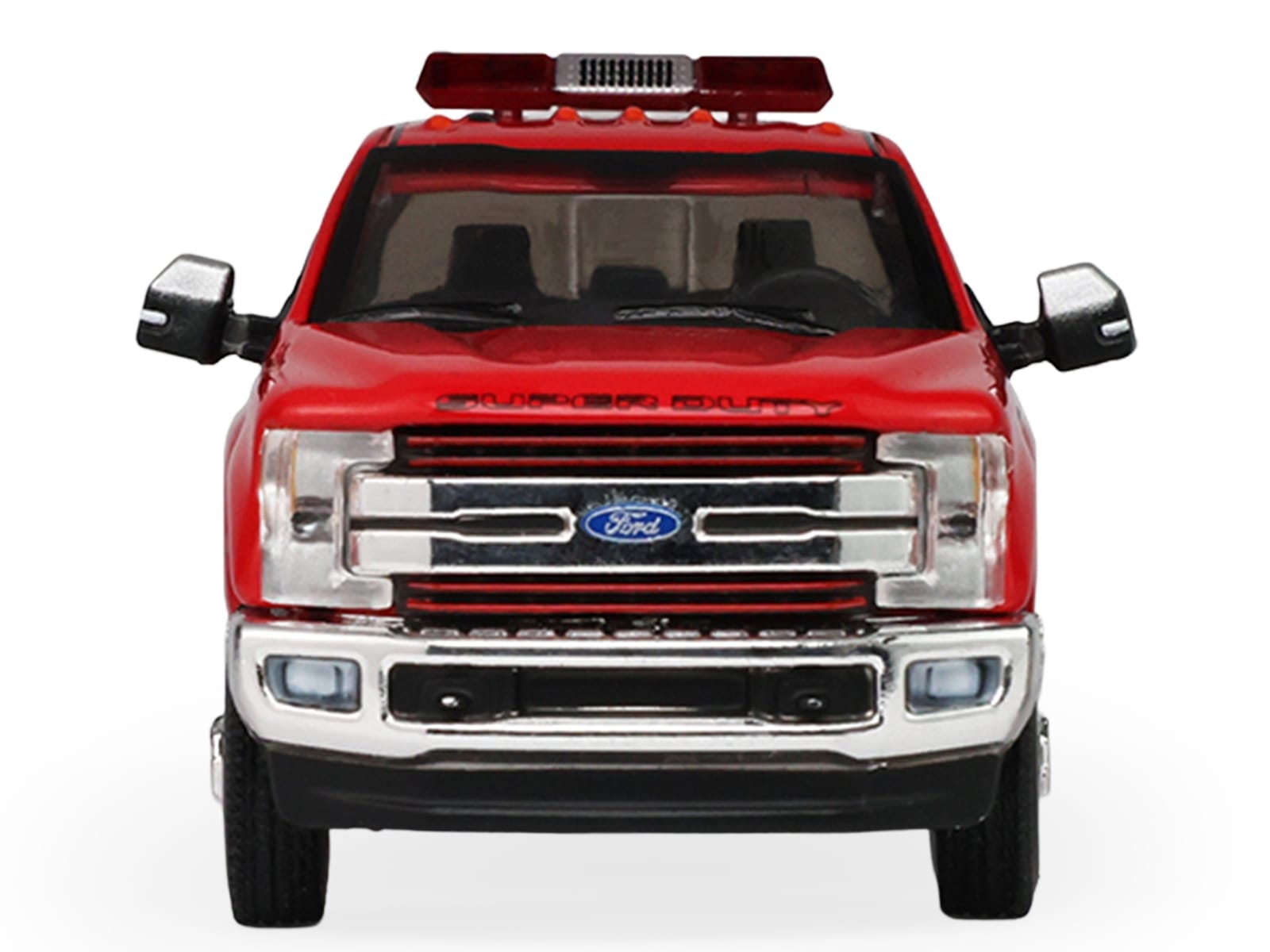 2018 Ford F-350 Pickup Truck "Los Angeles Fire Department" Red with White Stripes "Fire & Rescue" Series #5 1/64 Diecast Model Car by Greenlight - Image 4