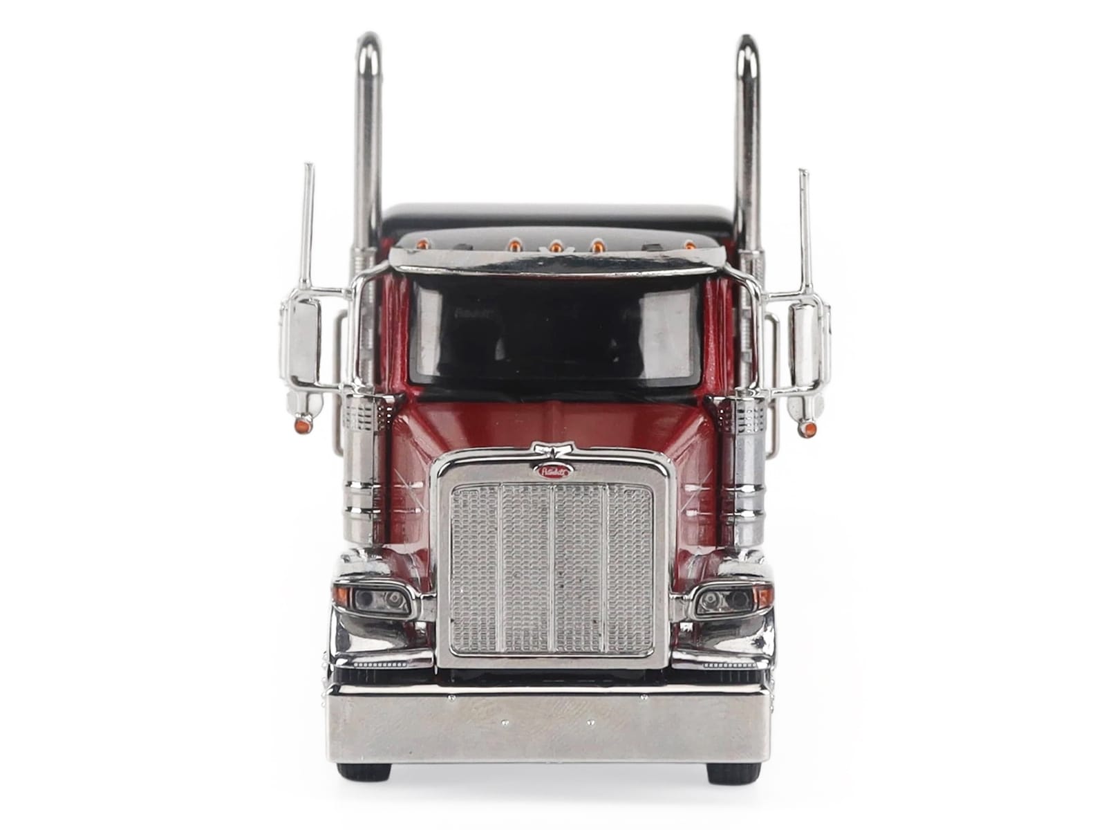 Peterbilt 589 Tridem-Axle Legendary Package Truck Tractor with 58" Sleeper Legendary Red "Transport Series" 1/64 Diecast Model by Diecast Masters - Image 4