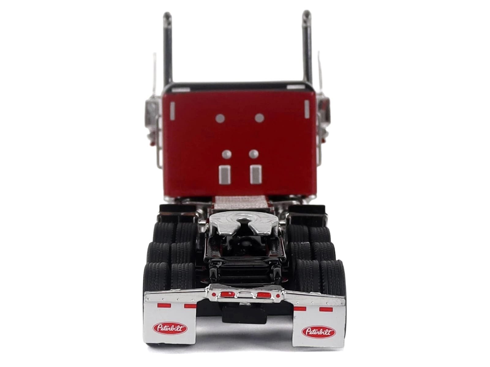 Peterbilt 589 Tridem-Axle Legendary Package Truck Tractor with 58" Sleeper Legendary Red "Transport Series" 1/64 Diecast Model by Diecast Masters - Image 5