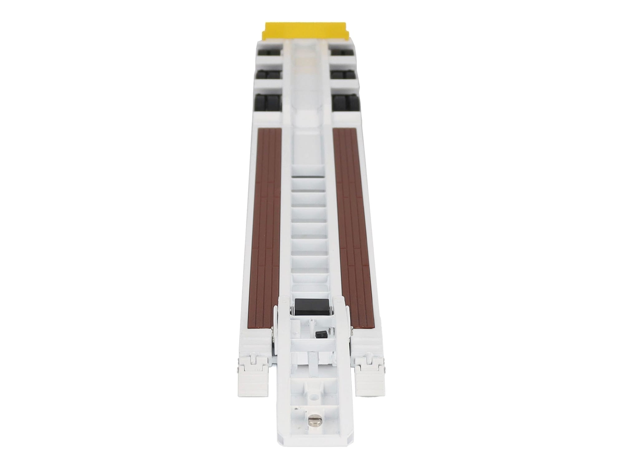 Trail King TK120 Hydraulic Detachable Gooseneck Lowboy Trailer White (Regular Version) "Transport Series" 1/50 Diecast Model by Diecast Masters - Image 2