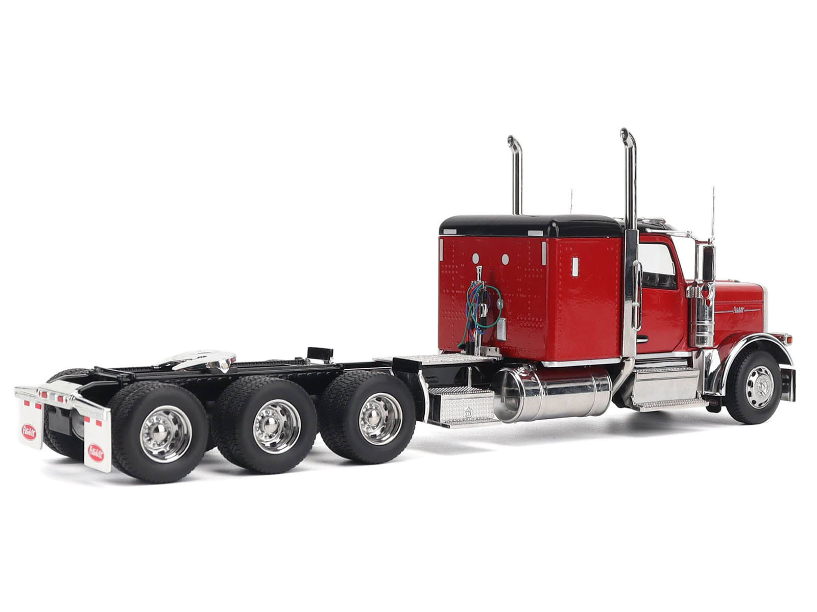 Peterbilt 589 Tridem-Axle Legendary Package Truck Tractor with 58" Sleeper Legendary Red "Transport Series" 1/32 Diecast Model by Diecast Masters - Image 3