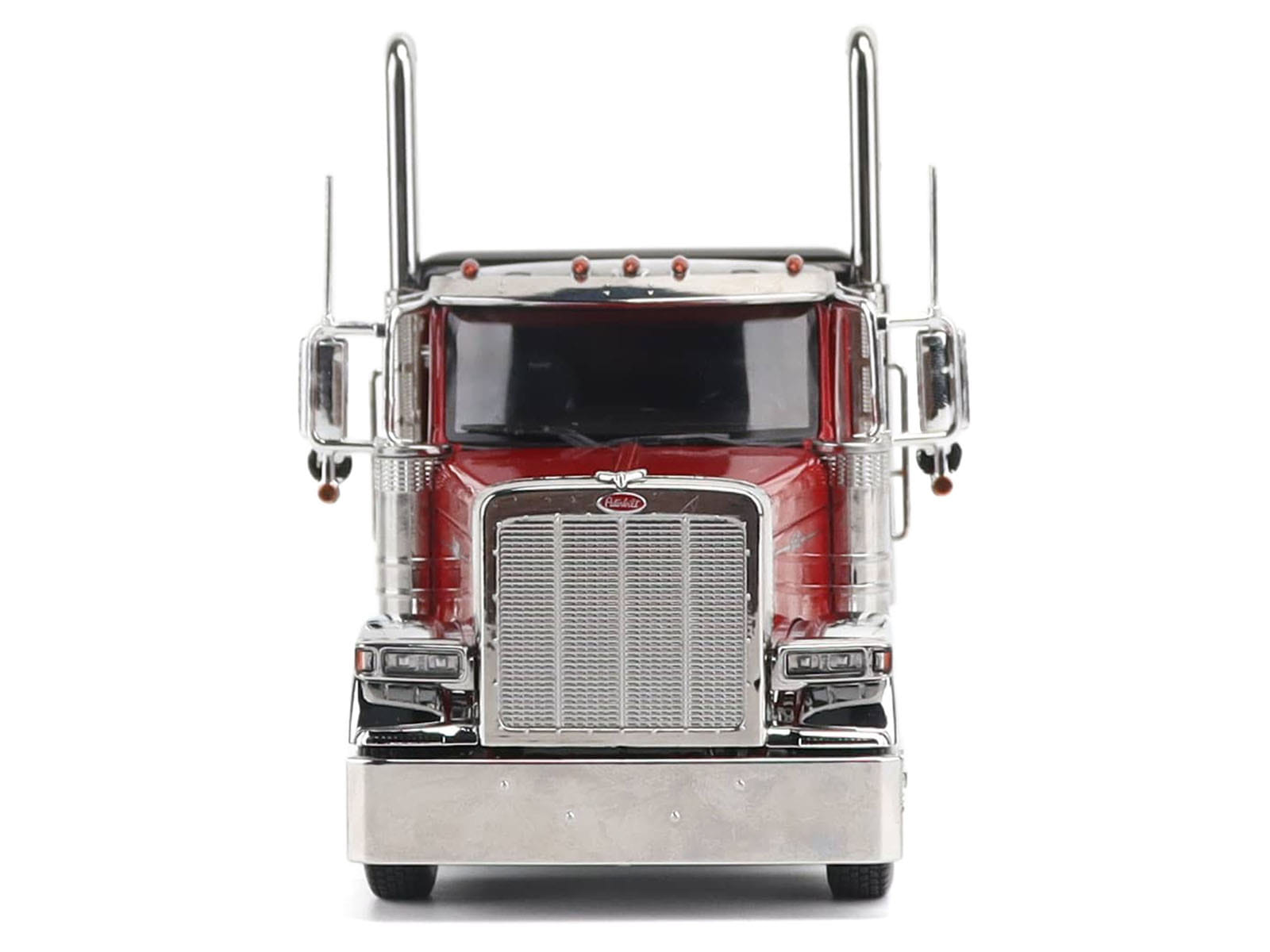 Peterbilt 589 Tridem-Axle Legendary Package Truck Tractor with 58" Sleeper Legendary Red "Transport Series" 1/32 Diecast Model by Diecast Masters - Image 4