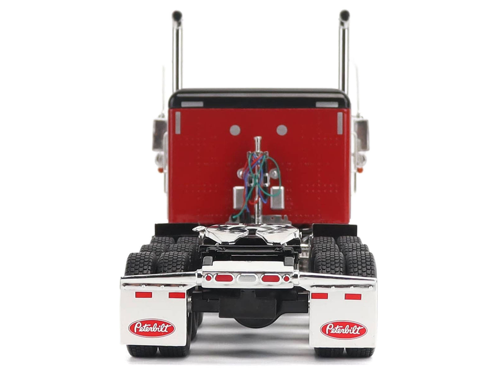 Peterbilt 589 Tridem-Axle Legendary Package Truck Tractor with 58" Sleeper Legendary Red "Transport Series" 1/32 Diecast Model by Diecast Masters - Image 5