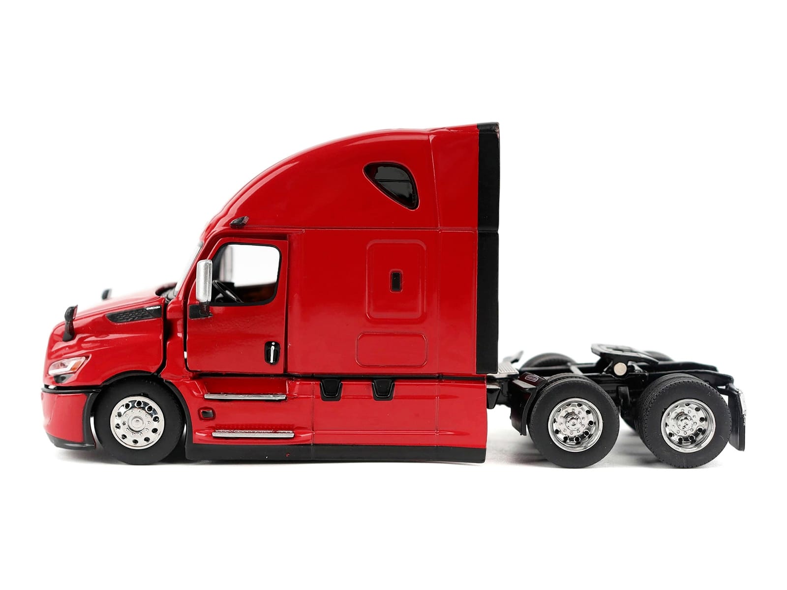 2025 Freightliner Cascadia Gen-5 Sleeper Cab Truck Tractor Red "Transport Series" 1/64 Diecast Model by Diecast Masters - Image 2