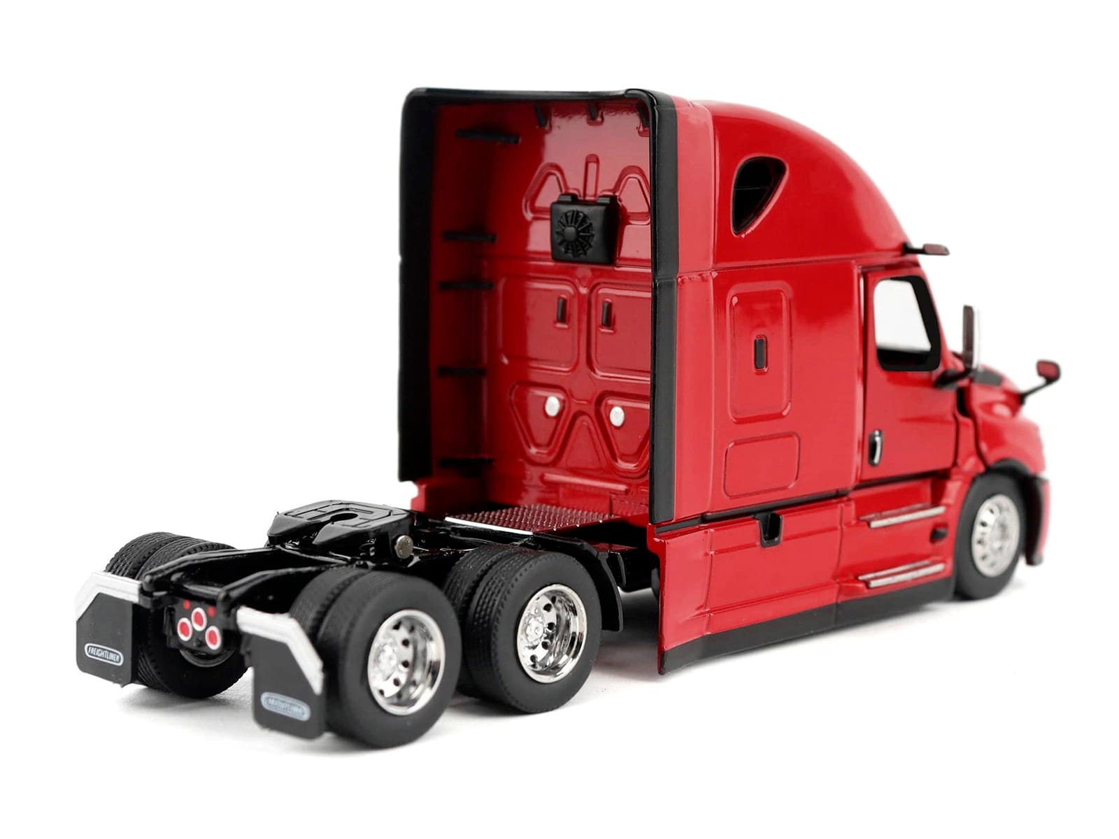 2025 Freightliner Cascadia Gen-5 Sleeper Cab Truck Tractor Red "Transport Series" 1/64 Diecast Model by Diecast Masters - Image 3