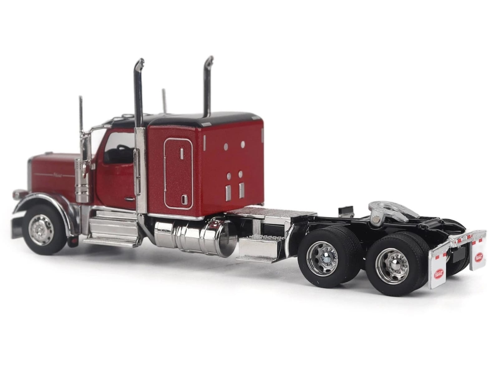 Peterbilt 589 Tandem-Axle Legendary Package Truck Tractor with 58" Sleeper Legendary Red "Transport Series" 1/64 Diecast Model by Diecast Masters - Image 3