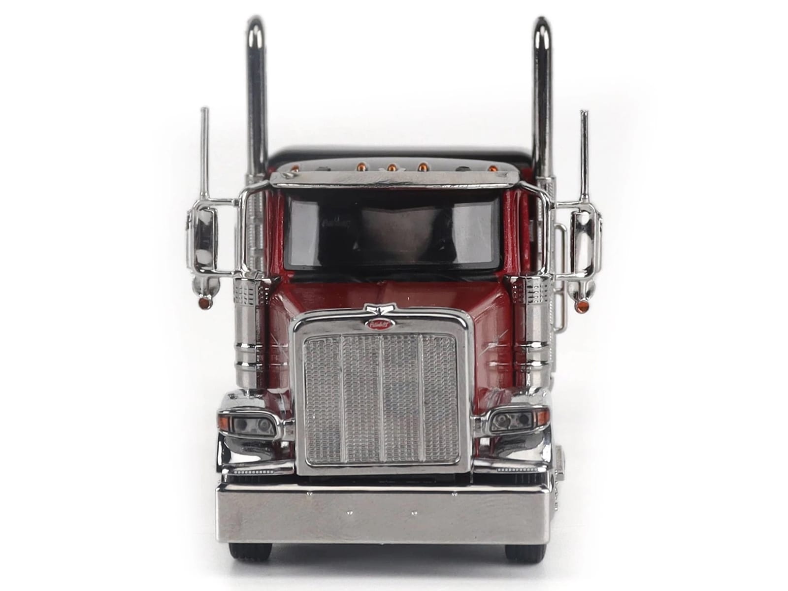 Peterbilt 589 Tandem-Axle Legendary Package Truck Tractor with 58" Sleeper Legendary Red "Transport Series" 1/64 Diecast Model by Diecast Masters - Image 4