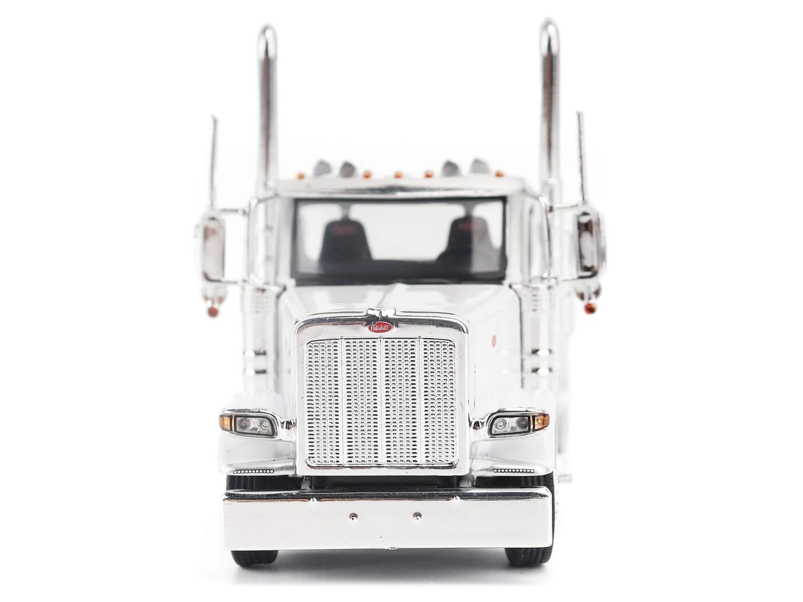 Peterbilt 589 Tandem-Axle Legendary Package Truck Tractor with 58" Sleeper White "Transport Series" 1/64 Diecast Model by Diecast Masters - Image 4