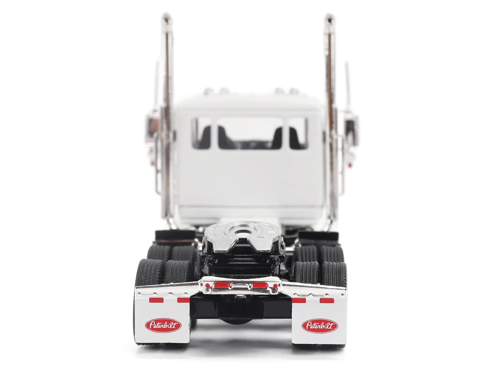 Peterbilt 589 Tandem-Axle Legendary Package Truck Tractor with 58" Sleeper White "Transport Series" 1/64 Diecast Model by Diecast Masters - Image 5