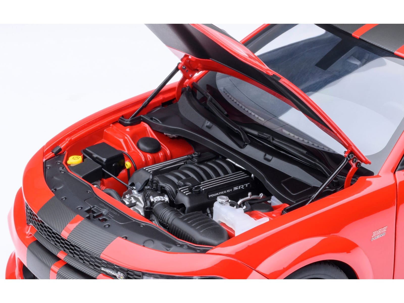 Dodge Charger Scat Pack Widebody Torred with Carbon Stripes 1/18 Model Car by Autoart - Image 4