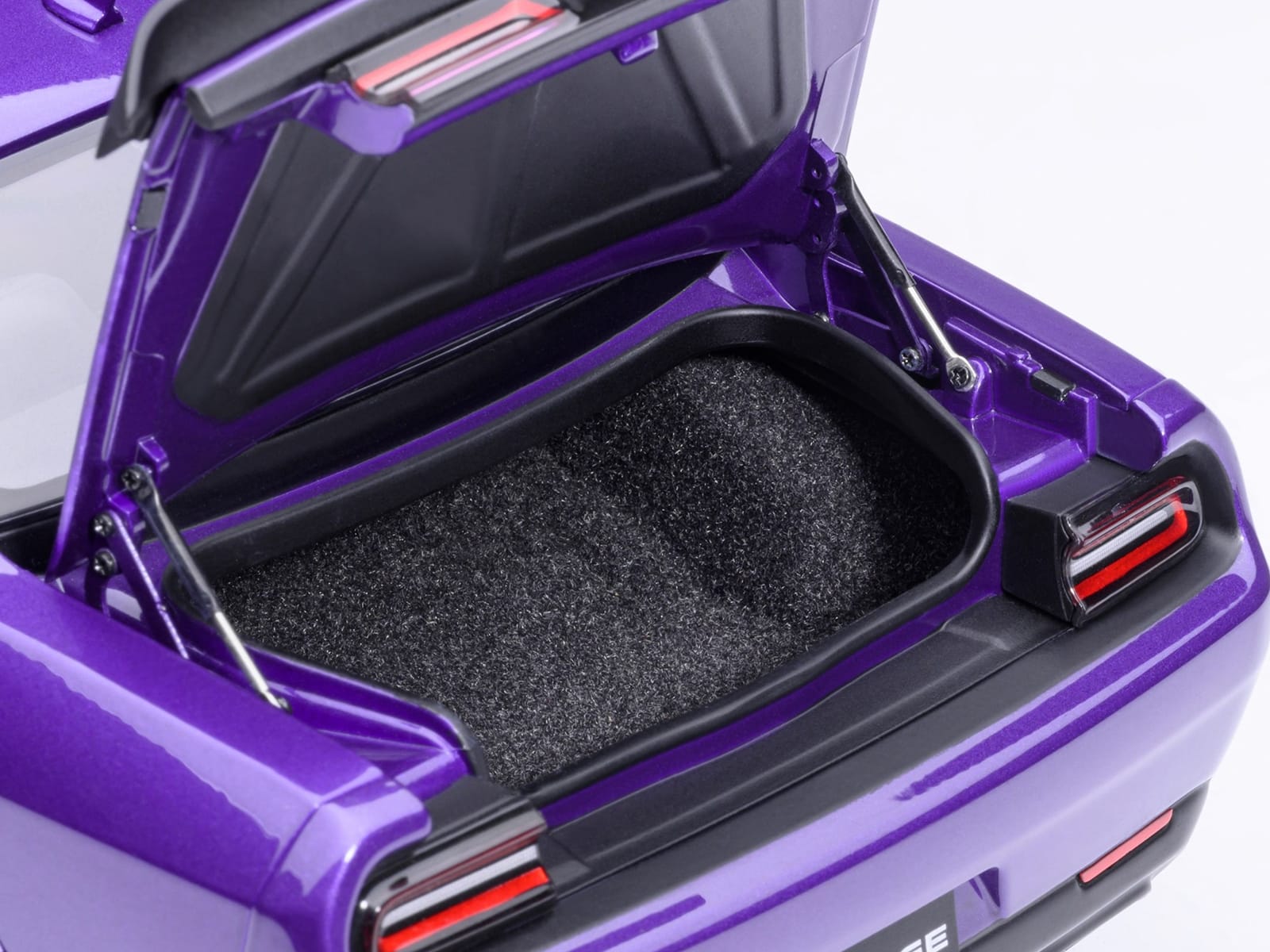 2023 Dodge Challenger SRT Super Stock Plum Crazy Purple 1/18 Model Car by Autoart - Image 5