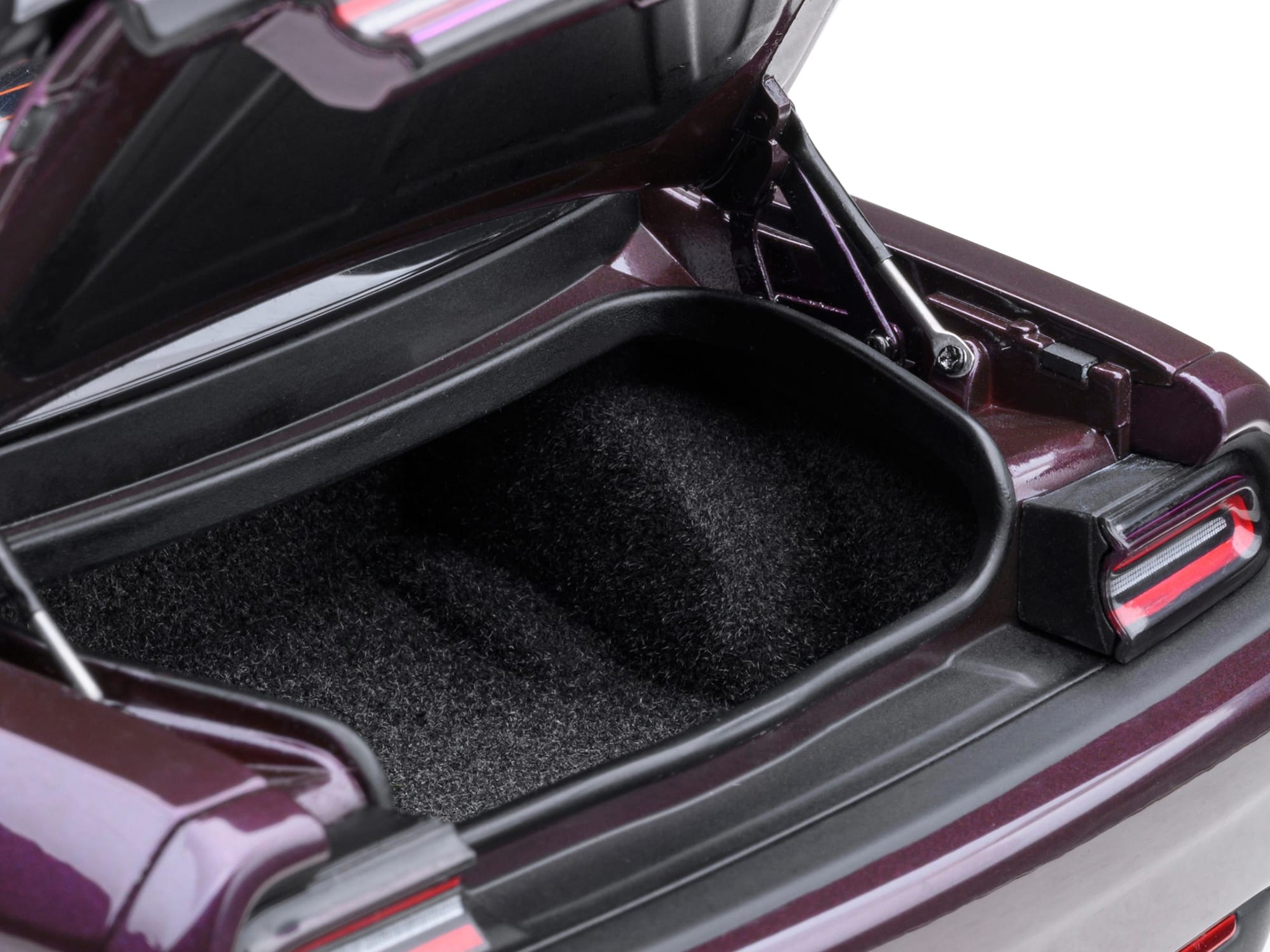 2022 Dodge Challenger R/T Scat Pack Widebody Hellraisin Purple Metallic 1/18 Model Car by Autoart - Image 2