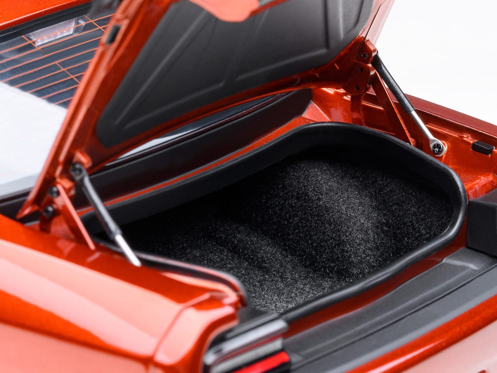 2022 Dodge Challenger R/T Scat Pack Widebody Sinamon Stick Orange 1/18 Model Car by Autoart - Image 5