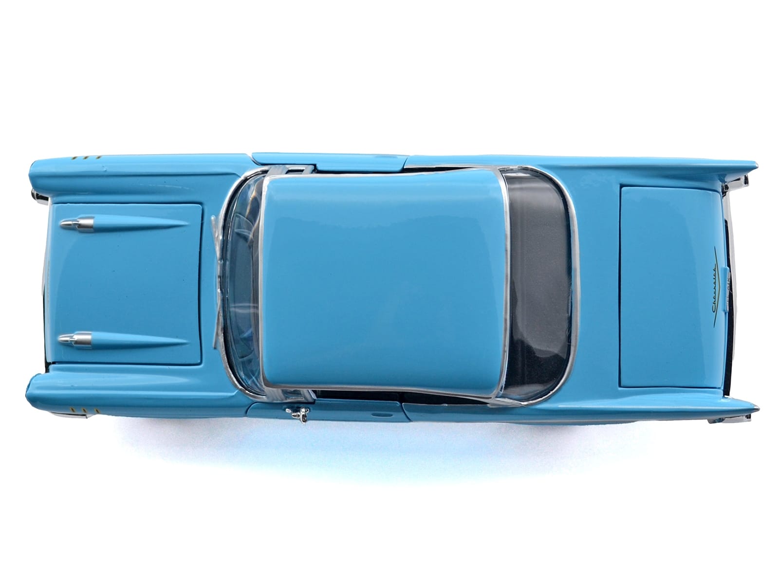 1957 Chevrolet Bel Air Light Blue "Timeless Legends" Series 1/24 Diecast Model Car by Motormax - Image 3