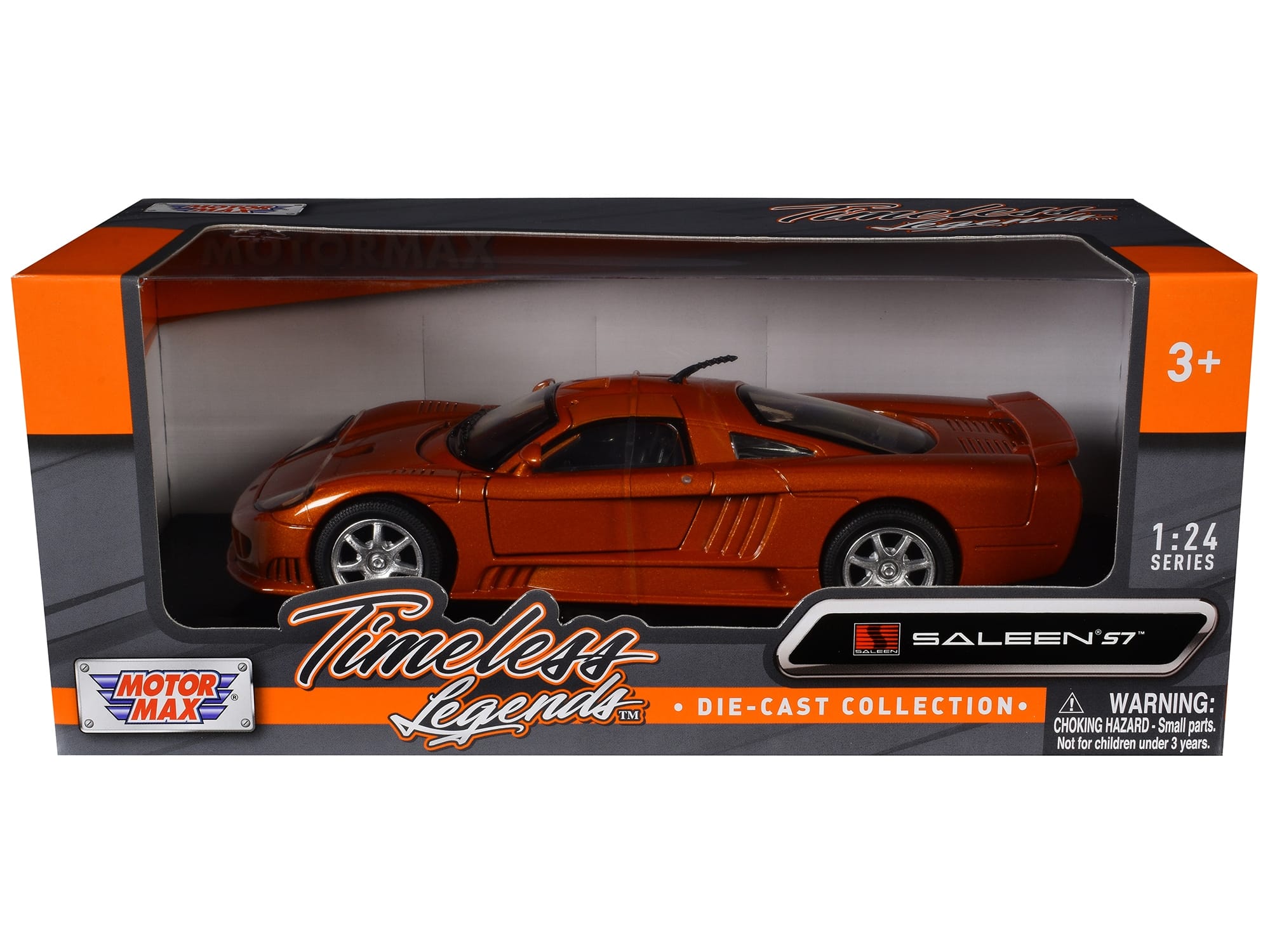 Saleen S7 Copper 1/24 Diecast Model Car by Motormax - Image 3