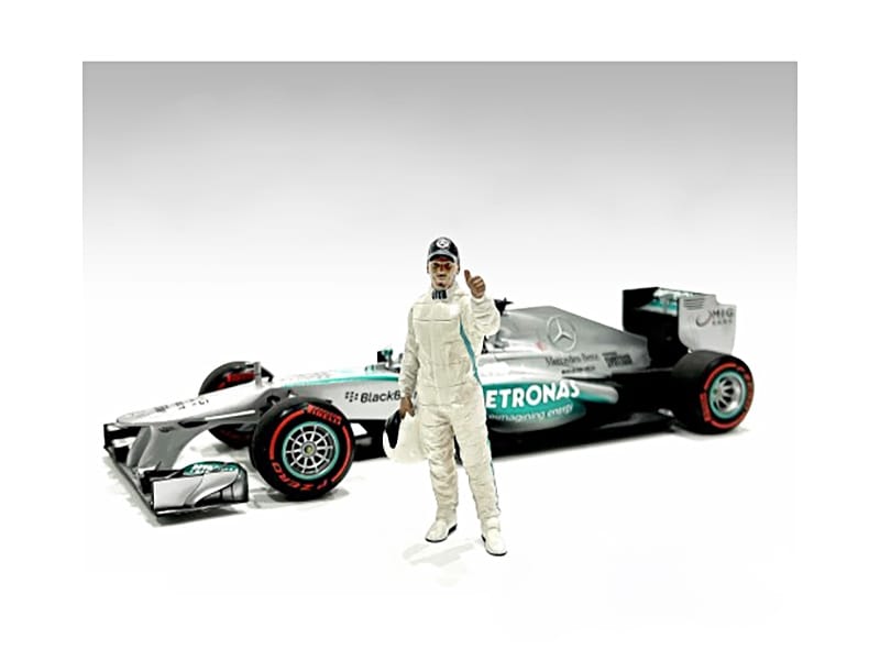 "Racing Legends" 2000's Set of 2 Diecast Figures for 1/43 Scale Models by American Diorama - Image 2